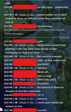 Sexual conversation w/ a minor #3 (PonyTown)