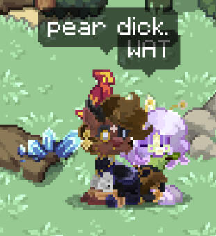 Redd, as his OC &quot;Pokal&quot;, making a sexual joke towards a 15yr old on the website PonyTown.