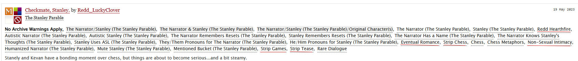 A TSPUD fanfiction&#39;s captions, one that Redd sent to a minor.